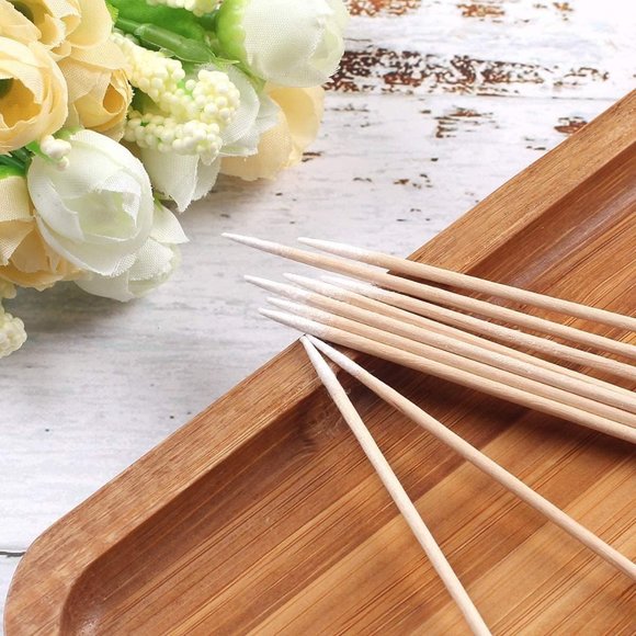 Fenshine 400 Count Microblading Cotton Swab, Cotton Swabs Pointed Tip - Picture 4 of 7